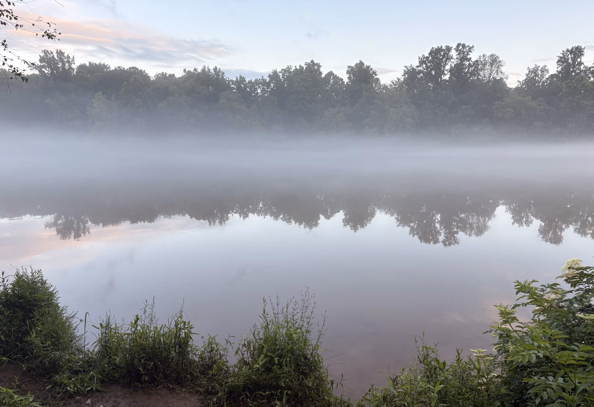 Bull Sluice Lake along Chattahoochee River, Ga.